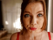 This is Record Sperm on Face! My Stepsister was Interfering with My Play