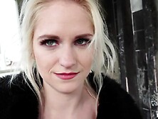 Lusty blonde babe Rossella Visconti opens her crack in the missionary pose