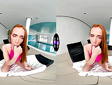 Naughty Holly Molly teases stranger with her narrow pink swimsuit - teenmegaworld