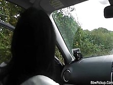 Big Brunette Is Picked Up And Fucked