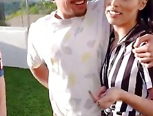 Wet Dreams Come True 10 Hottest Soccer Babes Gang Bang Lucky Surfer in nightmarish Orgy, creampie Ensues!