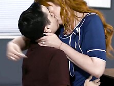 MILF Teacher Lauren Phillips Gets 민주IZED BY STORMY KALE AND MASSIVE BLACK BEAUTY COCK!