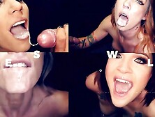 GloryholeSecrets - Hot Brunette Uses A Vibrator After Sucking Cock At The Gloryhole: Porn