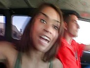 Gorgeous teen rides the sex bus for fun
