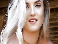 Petite blondie 18-year-olds dancing and posing in lingerie