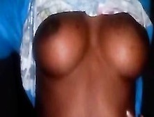 Ebony Girls Plays With Her Titties Pt2