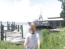 Wildriena Flashing Butt Near Pier - Mother I'd Like To Fuck Public Butt Flash - Widening Butt Cheeks Near Boats