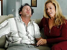 Astonishing blonde babe Kimmie Morr gets pleasure from a big dick