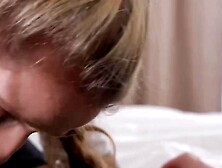 Euro teen in high heels takes a huge cock in her tight ass