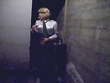 Sissy Schioolgurl In Scary Basement