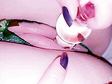 I FUCK my friend's 18 YEARS cougar HISPANIC GF with new GLASS DILDO & her pink VAGINA