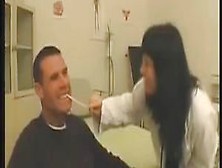 Girl Doctor Sucks On Her Patients Cock Inside The Clinic