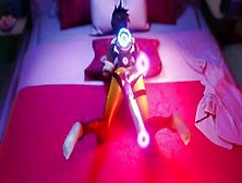 Tracer Getting Dmachined + Widow Masturbating