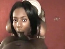 Black Slut Sucking My Cock