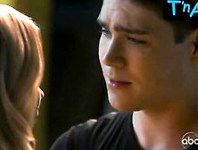 Laura Vandervoort Sexy Scene in V