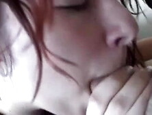 Redhead with big tits