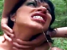 How To Fuck Stupid Bitch - Cony Ferrara loves deepthroat and rough anal outdoors