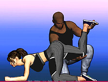 Cuckold hotwife enjoys as muscular dude fingerblasts his wife in a tale of love and lust