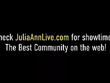 Perverted Step Mommy Julia Ann Milks Her Gigantic Prick Step Son!