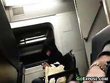 Jerking Off On The Train