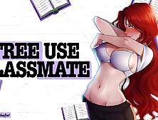 Free-Use Nerdy Gal Drilled In The Library - Anime Asmr Audio Roleplay Yumprincess