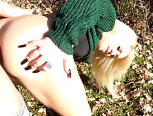 Pov-and Now Open My Ass In The Woods While I Smoke !! (italian Dialogues)