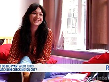 What should I do when a girl catches me checking her out?