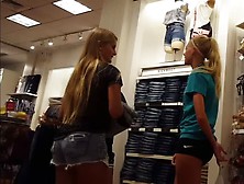 Several Sexy Shots Of Shorties In Short Shorts