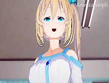 Vtuber Mirai Akari Cartoon