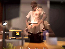 Step mom and security guard fun