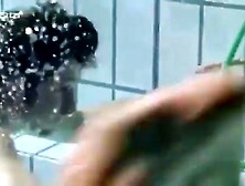 Young girl stuck in pool drain