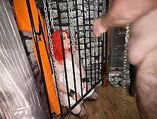 British Domina Satana Tests Her New Piggy Slave - Mature BBW Femdom Dungeon BDSM