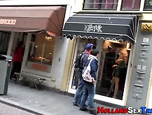 Blonde whore gets paid