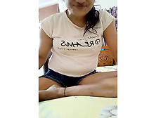 School student Nandita showing big boobs viral mms