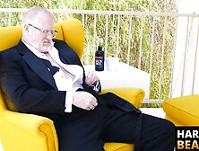 HardcoreBears. com - Mature bear Rusty McMann masturbates passionately solo intensely