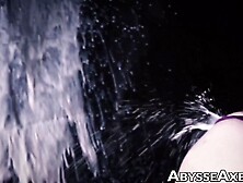 Asian Hottie Sucks And Fucks In A Hot Milk-Filled Bathtub