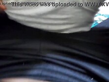 Housekeeper shows me her butt cheeks in the kitchen - Ebony booty housewife - Hot maid