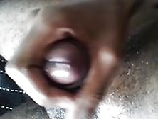 My Big,  Black,  Fat,  Hard Penis Dripping!.  Morning Wood!...