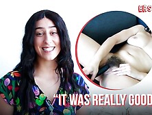 Ersties - Black Haired Sweetie Gets Off With a Monstrous Dildo