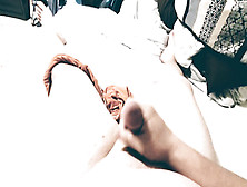 *POV*!! MASTURBATING MY FIRM SAUCY HARD-ON UNTIL I SPEW OUT!! ALL OVER MYSELF!!! *SHAVED*