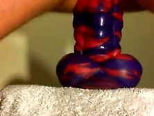 Amateur Anal Sex Toy Fun With Flint The Bad Dragon !