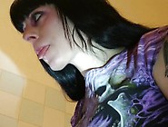 Beth Kinky - Slave POV Watching his Domina Brushing her Teeth Pt1 HD