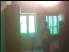 Blonde double fucked in stocking