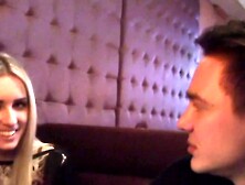 The camera crew was in a random bar,  looking for young teenage chicks