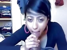 My lusty amateur pov blowjob with me and a Latina