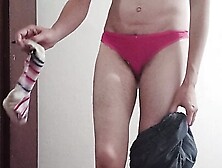 Real woman getting ready to go out.  Real video recorded by roommate.