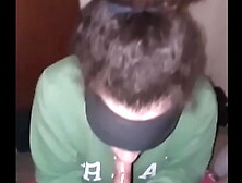 Swallowing limp cock hard and orgasm