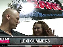 Unshaved dark hair 19 yo with natural titties banged into the boxing ring