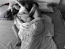 The homemade lovers's wild intimate moment was recorded at night time