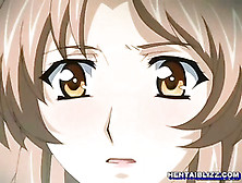 Busty hentai gets ass injection and fucked by her boss